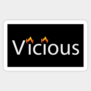 Vicious artistic design Sticker